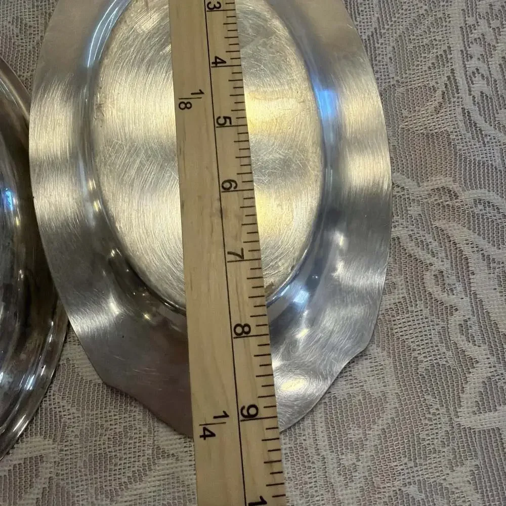VNTG 3 SILVER Plated Serving Dishes Grannycore 2 Of 3 W/Marks See In PICS